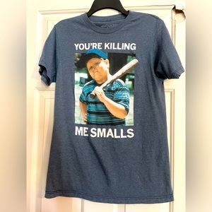 “You’re Killing Me Smalls” Sandlot blue soft short sleeved tee shirt size small